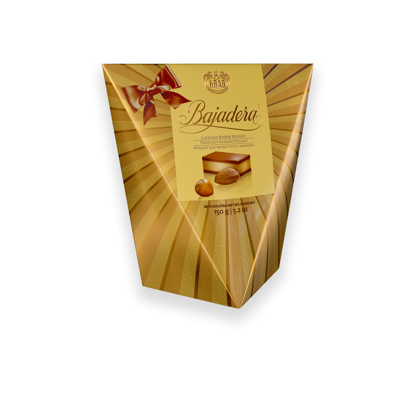 Bajadera Hazelnut Almond Nougat 150g