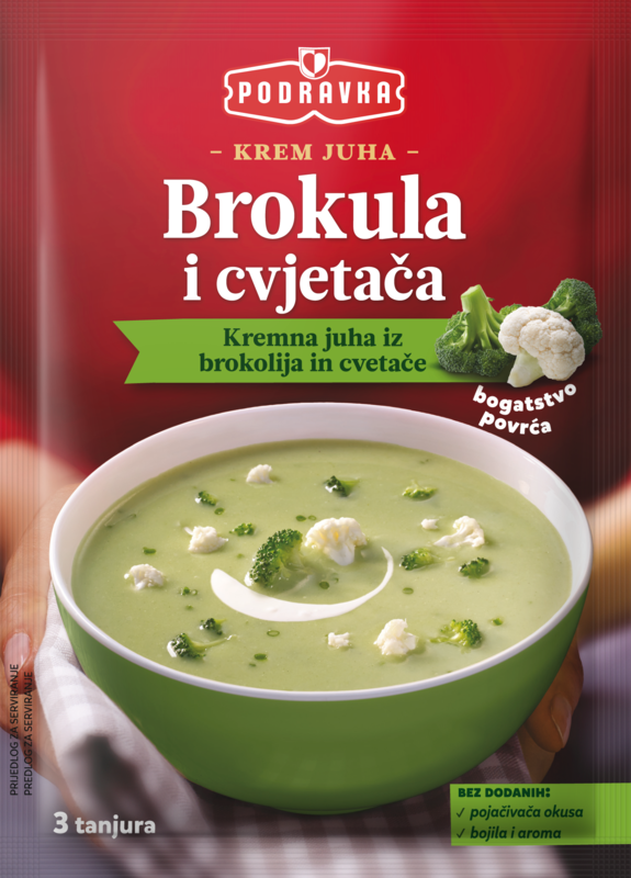 Podravka Cream Of Broccoli And Cauliflower Soup