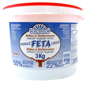 Eurotrade Balkan Feta Cheese 3kg