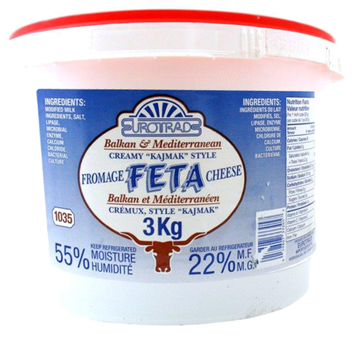 Eurotrade Balkan Feta Cheese 3kg