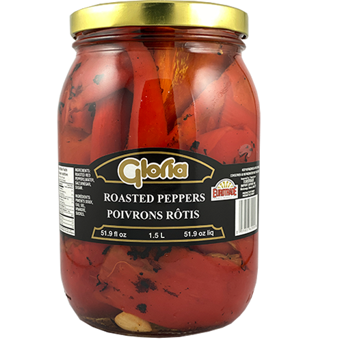 Gloria Roasted Red Peppers 1.5L