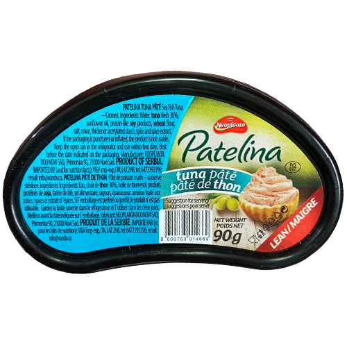Neoplanta Patelina Tuna Pate Lean 60g