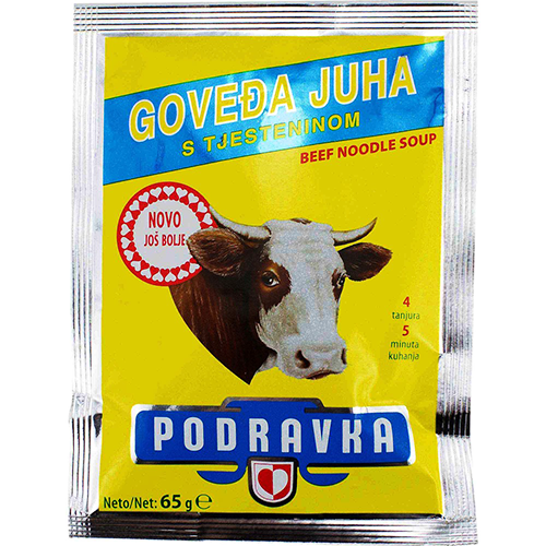 Podravka Beef Soup With Noodles 65g